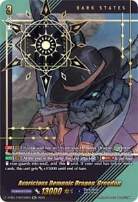 Avaricious Demonic Dragon, Greedon (SEC) - D-SS12: Triple Drive Booster - Cardfight Vanguard card