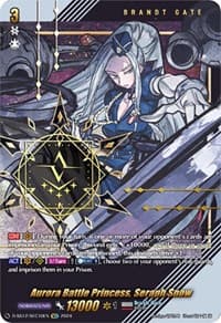Aurora Battle Princess, Seraph Snow (SEC) - D-SS12: Triple Drive Booster - Cardfight Vanguard card