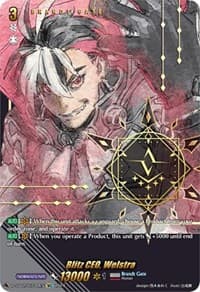 Blitz CEO, Welstra (SEC) - D-SS12: Triple Drive Booster - Cardfight Vanguard card