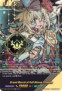 Grand March of Full Bloom, Lianorn (SEC) - D-SS12: Triple Drive Booster - Cardfight Vanguard card
