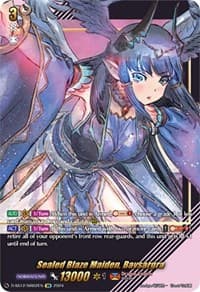 Sealed Blaze Maiden, Bavsargra (SIR) - D-SS12: Triple Drive Booster - Cardfight Vanguard card