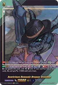 Avaricious Demonic Dragon, Greedon (SIR) - D-SS12: Triple Drive Booster - Cardfight Vanguard card