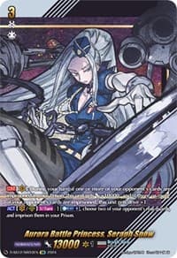 Aurora Battle Princess, Seraph Snow (SIR) - D-SS12: Triple Drive Booster - Cardfight Vanguard card