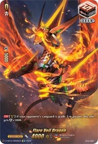 Flare Veil Dragon (SIR) - D-SS12: Triple Drive Booster - Cardfight Vanguard card