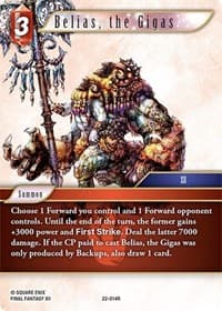 Belias, the Gigas - Hidden Hope - Final Fantasy TCG card