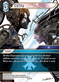 Shiva - Hidden Hope - Final Fantasy TCG card