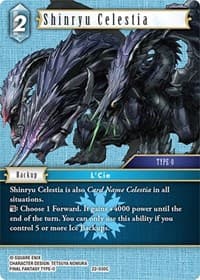 Shinryu Celestia - Hidden Hope - Final Fantasy TCG card