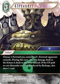 Alexander - Hidden Hope - Final Fantasy TCG card