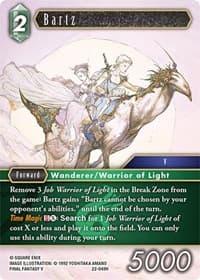 Bartz - Hidden Hope - Final Fantasy TCG card