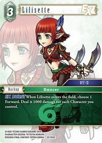Lilisette EX - Hidden Hope - Final Fantasy TCG card