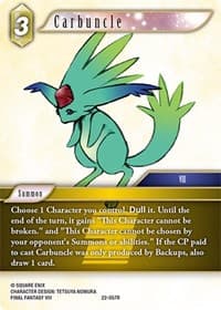 Carbuncle - Hidden Hope - Final Fantasy TCG card