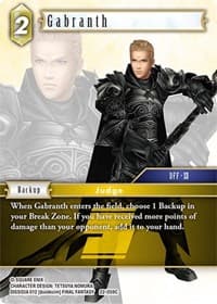 Gabranth - Hidden Hope - Final Fantasy TCG card