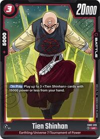 Tien Shinhan - FB02-019 - Blazing Aura - Dragon Ball Super: Fusion World card