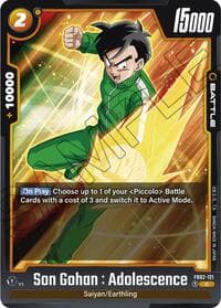 Son Gohan : Adolescence - FB02-121 - Blazing Aura - Dragon Ball Super: Fusion World card