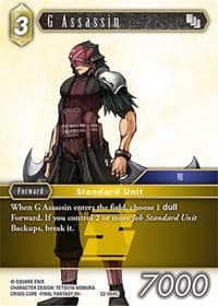 G Assassin - Hidden Hope - Final Fantasy TCG card