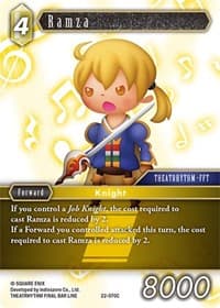 Ramza - Hidden Hope - Final Fantasy TCG card