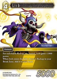 Lich - Hidden Hope - Final Fantasy TCG card