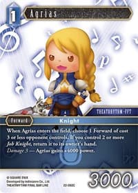 Agrias - Hidden Hope - Final Fantasy TCG card