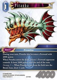 Piranha - Hidden Hope - Final Fantasy TCG card