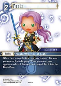 Faris - Hidden Hope - Final Fantasy TCG card