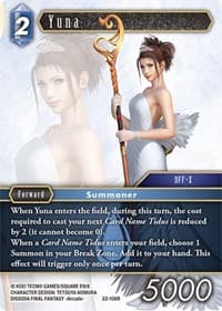 Yuna - Hidden Hope - Final Fantasy TCG card