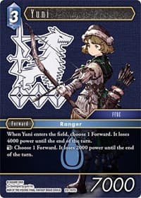 Yuni - Hidden Hope - Final Fantasy TCG card