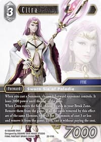 Citra - Hidden Hope - Final Fantasy TCG card