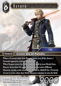 Raegen - Hidden Hope - Final Fantasy TCG card