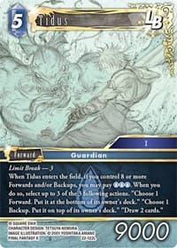 Tidus LB - Hidden Hope - Final Fantasy TCG card