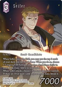 Seifer (Full Art) - Hidden Hope - Final Fantasy TCG card
