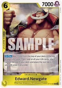 Edward.Newgate - ST-13: Ultra Deck The Three Brothers - One Piece Card Game card