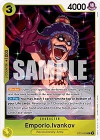 Emporio.Ivankov - ST-13: Ultra Deck The Three Brothers - One Piece Card Game card