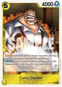 Curly.Dadan - ST-13: Ultra Deck The Three Brothers - One Piece Card Game card