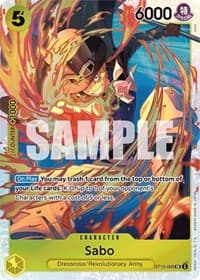 Sabo (008) - ST-13: Ultra Deck The Three Brothers - One Piece Card Game card