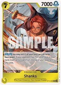 Shanks - ST-13: Ultra Deck The Three Brothers - One Piece Card Game card