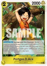 Portgas.D.Ace (010) - ST-13: Ultra Deck The Three Brothers - One Piece Card Game card