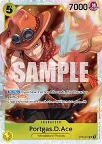 Portgas.D.Ace (011) - ST-13: Ultra Deck The Three Brothers - One Piece Card Game card