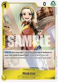 Makino - ST-13: Ultra Deck The Three Brothers - One Piece Card Game card
