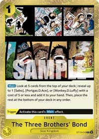 The Three Brothers' Bond - ST-13: Ultra Deck The Three Brothers - One Piece Card Game card