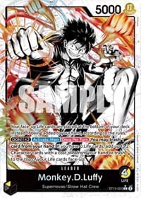 Monkey.D.Luffy (003) (Parallel) - ST-13: Ultra Deck The Three Brothers - One Piece Card Game card