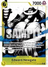 Edward.Newgate (Parallel) - ST-13: Ultra Deck The Three Brothers - One Piece Card Game card