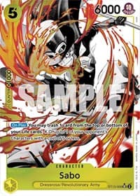 Sabo (008) (Parallel) - ST-13: Ultra Deck The Three Brothers - One Piece Card Game card