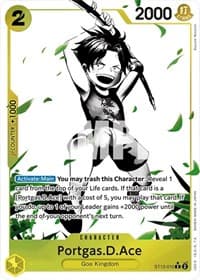 Portgas.D.Ace (010) (Parallel) - ST-13: Ultra Deck The Three Brothers - One Piece Card Game card