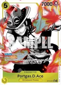 Portgas.D.Ace (011) (Parallel) - ST-13: Ultra Deck The Three Brothers - One Piece Card Game card