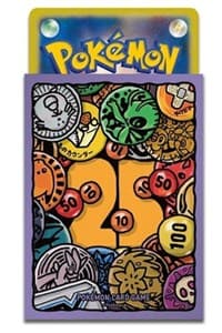 Pokemon TCG: Pokemon Center Japan Exclusive Card Sleeves - 25th Anniversary Goods Collection (64-Pack) - Pokemon International Card Sleeves - Card Sleeves card