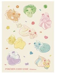 Pokemon TCG: Pokemon Center Japan Exclusive Card Sleeves - Alcremie a la mode (64-Pack) - Pokemon International Card Sleeves - Card Sleeves card