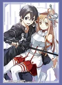 Bushiroad Sleeve Collection HG Vol.3945: Dengeki Bunko Sword Art Online - Kirito & Asuna Part. 2 (75-Pack) - Bushiroad Card Sleeves - Card Sleeves card