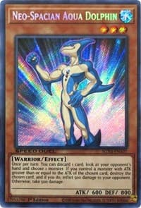 Neo-Spacian Aqua Dolphin (Secret Rare) - Speed Duel GX: Midterm Destruction - YuGiOh card