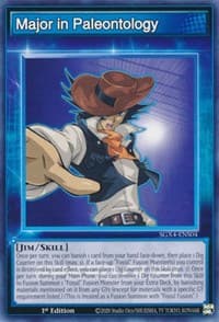 Major in Paleontology - Speed Duel GX: Midterm Destruction - YuGiOh card