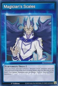 Magician's Scales (Skill Card) - Speed Duel GX: Midterm Destruction - YuGiOh card